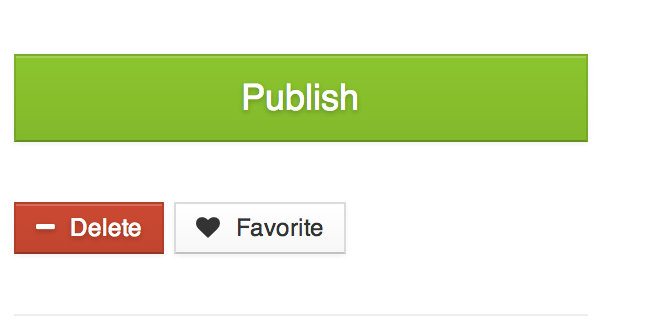 A cool large publish button!